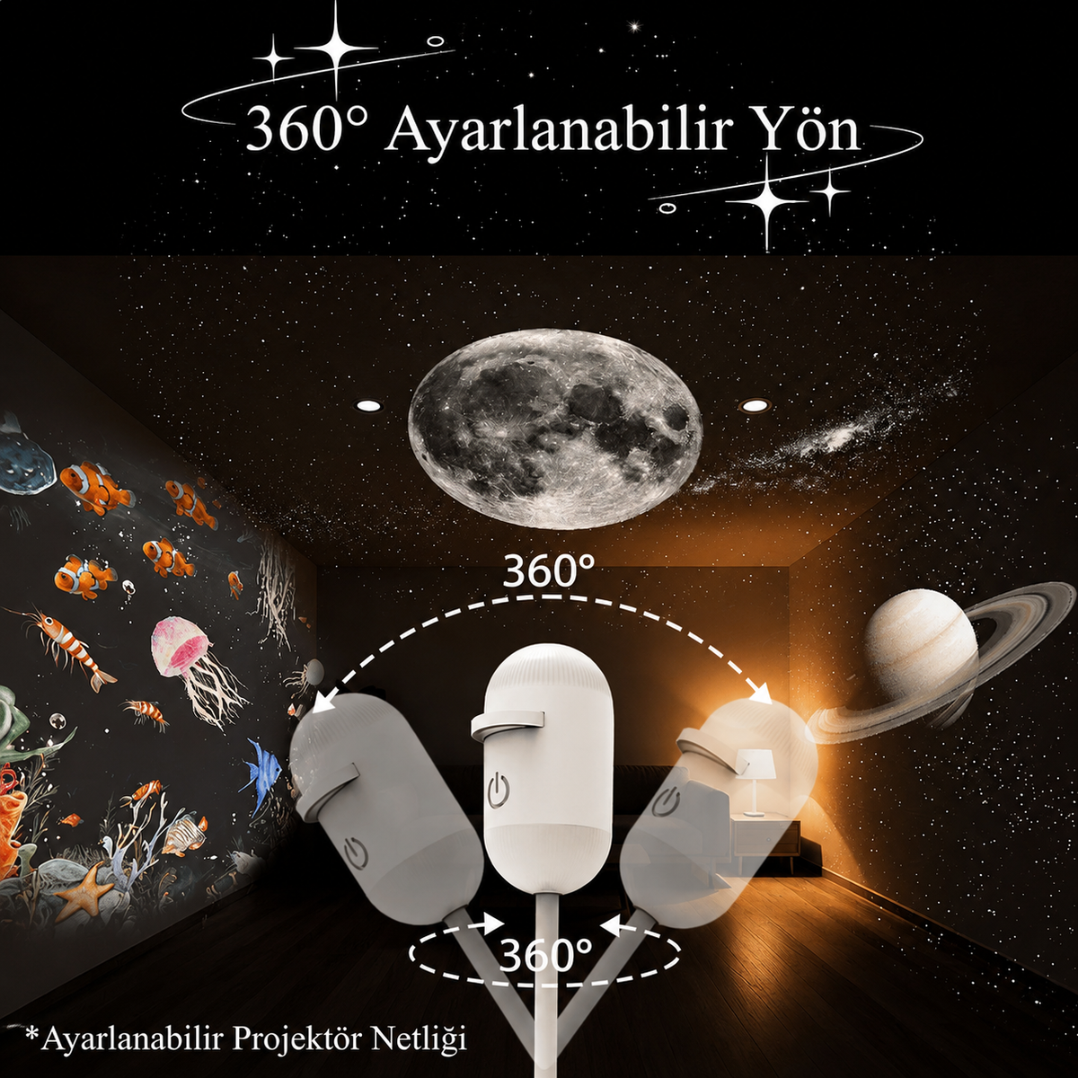 Astelya® Gökyüzü Projektörü