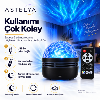 Astelya® Kuzey Işıkları Projektörü